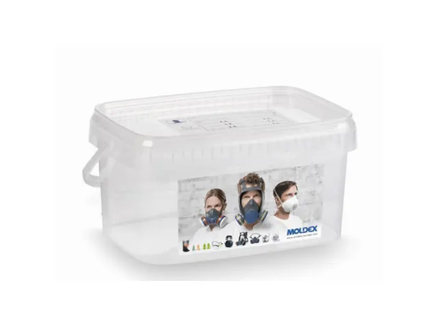 Boîte de rangement Moldex 7995 pour masque demi-visage, la pièce
