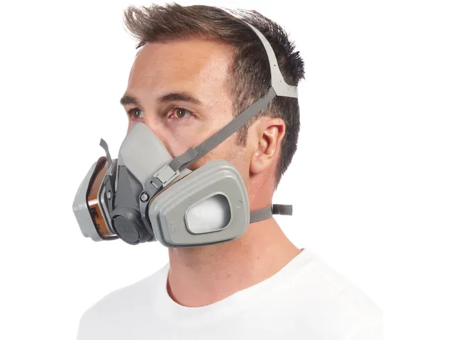 mondmasker vervangbare filters herbruikbaar A2P2