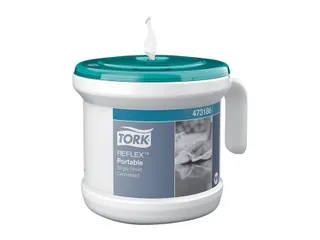 Startpakket Tork Reflex M4 draagbare dispenser wit/turquoise 473186 - 3