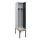locker met bank,voor scheiding van kleding,HxBxD 2120x400x815mm,1vak