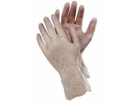 Handschoen Tegera 825, Maat 10 Vinyl Wit doos à 100 stuks