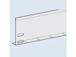 stortgoedlijst,v. schroefstelling - basisveld,HxB 100x1000mm,staal