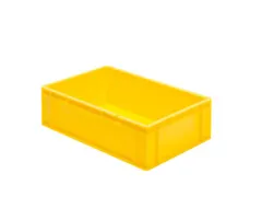 Euronorm-stapelbak 33l 175x600x400mm Wanden/bodem Gesloten Geel