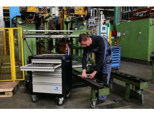 werkplaatswagen,HxBxD 955x850x535mm,lade binnen B x D 600x 450mm