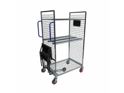 Verzamelwagen,Draagverm. 100Kg,2Etage(S),Draadgaasbodem,Verz.
