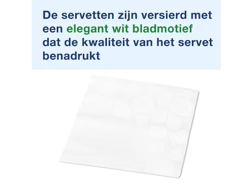Tork 13671 XPressnap Servet Snack Extra Soft 2-Laags Wit 1/4 vouw