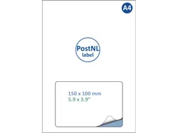 Retourlabel POSTNL label A4 150x100mm 500 Vel