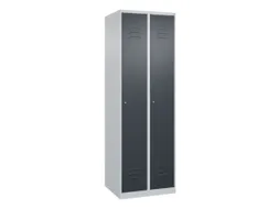 locker voor scheiding van kleding,HxBxD 1850x600x500mm,2vak