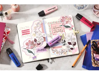 Markeerstift STABILO Boss 70/128 Wildflower blush roze - 5