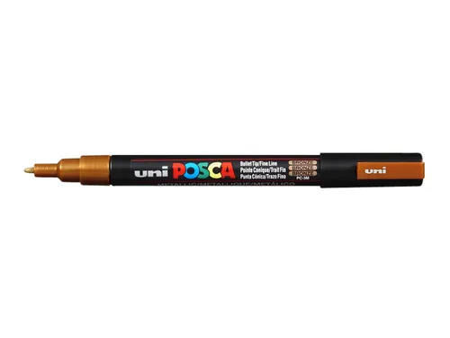 Verfstift Posca PC3M Fijne punt 0,9-1,3mm Brons