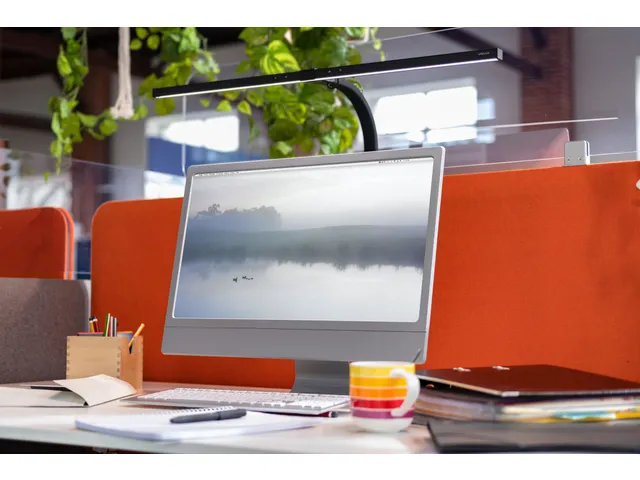 Bureaulamp Unilux Strata led tafelklem zwart