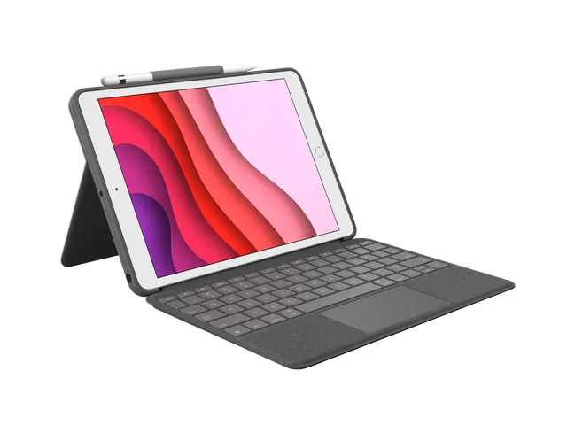 Logitech Combo Touch, AZERTY, Français, Pavé tactile, 1,8 cm, 1 mm,