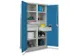 armoire modulaire,HxlxP 1950x1040x630mm,RAL7035,face avant RAL5012