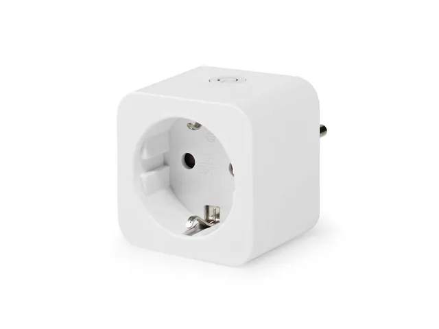 Nedis SmartLife Slimme Stekker Wi-Fi IP21 Wit