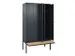 locker voor scheiding van kleding,HxBxD 2120x1200x815mm,4vak