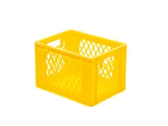 Euronorm-Stapelbak 24l H X L X B 270x400x300mm Geel