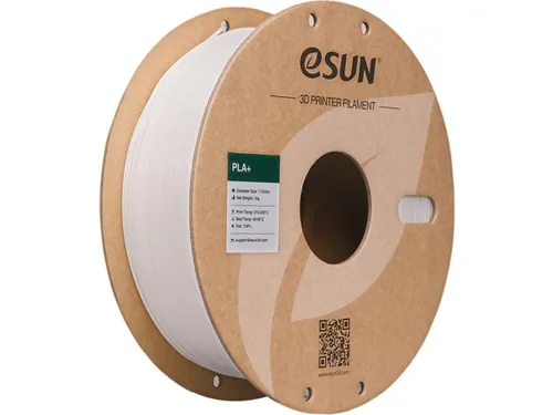 eSUN PLA+ 3D printer Filament 1,75mm Wit 1kg