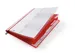 Personeelsmap met hangrail A4 2554 Rood Retailverpakking