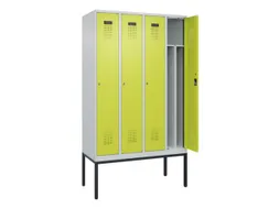 locker voor scheiding van kleding,HxBxD 2120x1200x500mm,4vak