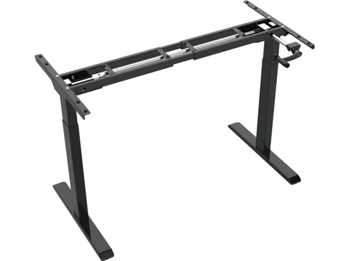 Verstelbaar Zit-Sta Bureau Frame Slinger Zwart 180Cm
