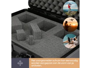 Gereedschapskoffer Hard 555X42X211Mm Leeg Met Schuimrubber - 9