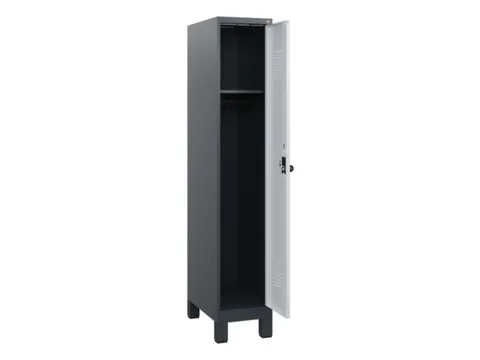 schoollocker,HxBxD 1630x300x500mm,1vak,vak B 300mm,draaigrendel,voeten