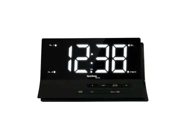 Wekkerradio Technoline WT 482 174x76x102mm zwart LED wit
