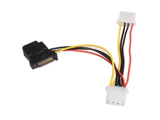 SATA naar LP4 Verloopkabel Voeding met 2 extra LP4 - 1