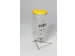 Support Sacs De Tri Sélectif 120L Simple Support Fixe Couvercle Jaune