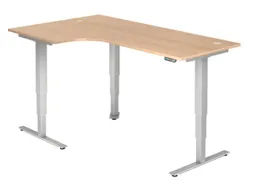Elektrisch in hgte vst. zit-sta-bureau,HxBxD 630-1270x2000x1200mm