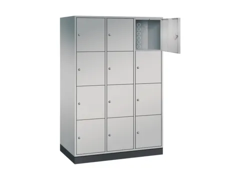 grootvolume-lockersysteem,HxBxD 1950x1220x600mm,3x4vakken,cil.-slot