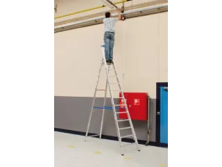 Ladder Aluminium Bordes H 2 80M 12Treden Incl. Bordes - 4
