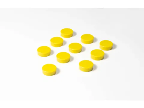 Magnum magneet Smit Visual 35mm Geel 10 stuks