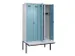 locker met bank,voor scheiding van kleding,HxBxD 2120x1200x815mm,4vak