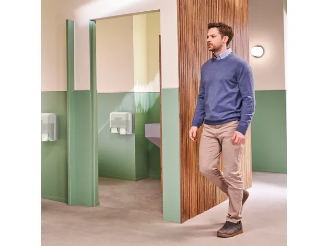 OptiServe Hulsloos Toiletpapier Dispenser 4-rol Wit