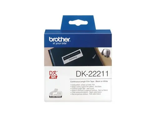 Etiket Brother DK-22211 29mm 15-meter witte film