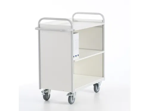 Dossierwagen 150kg 3 Etages H 1070mm 800x490mm Ral7035