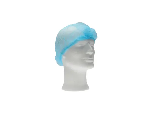 Haarnet CMT clip non-woven L 53cm PP blauw 100 stuks