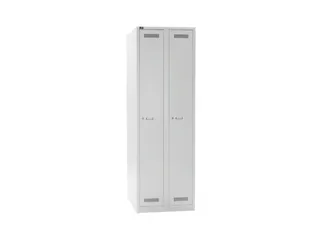 garderobekast,HxBxD 1850x600x500mm,2vak,vak B 300mm,cil.-slot - 2