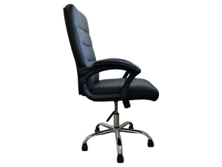 Bureaustoel Premium PU Kunstleer Zwart - 4