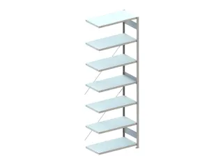 systeemstelling,aanbouwveld,CLIP,HxBxD 3000x1006x536mm,vakl. 150kg - 2