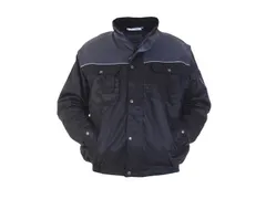 047465 Leipzig pilotjack zwart/grijs maat 3XL