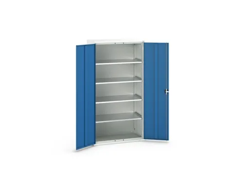 universele kast,HxBxD 2000x1050x550mm,4xStalen bodem,draaigrendelslot