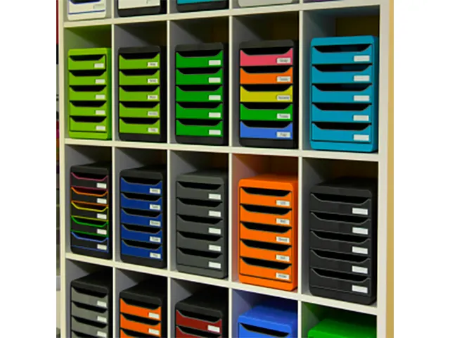 Ladenbox A4+ Big-box Plus Classic 5 Laden Zwart Grijs