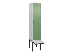 locker voor scheiding van kleding,HxBxD 2120x400x815mm,1vak