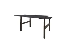 Dextro Plus Duo Zit-sta Bureau Elektrisch 180x80 houtprint schaduw zw