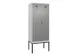 armoire vestiaire noir et blanc,HxlxP 2120x800x500mm,2compart.