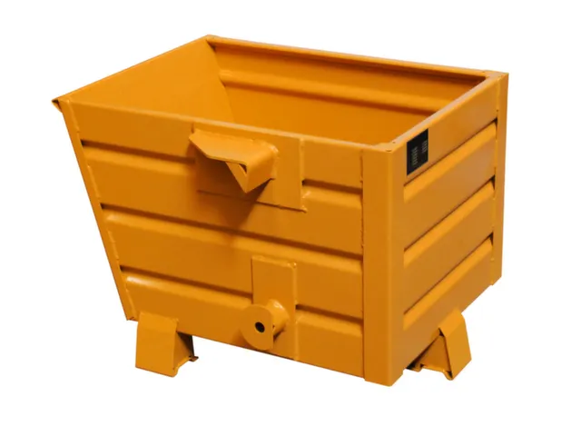 Kiepbak 600x600x800mm 0.30m³ 50kg Draagverm. 500kg Ral2000