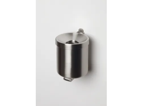 Wandasbak 0.6 liter HxØ 100x90mm Rvs