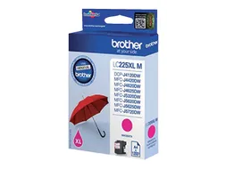 Inktcartridge Brother LC-225XLM rood HC
